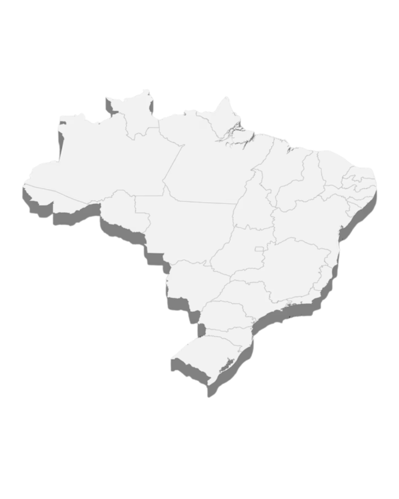 Mapa do Brasil 3D